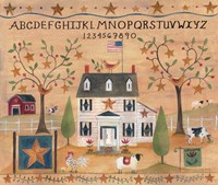 Star Bird Farm Sampler Fine Art Print