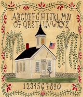 American School House Fine Art Print