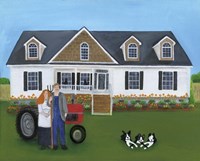 Mom and Pop Farmers Fine Art Print