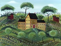 Old Family Country Home Fine Art Print