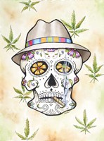 Buzzed Skull Fine Art Print