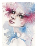 Becoming (Portrait Of Lady) Fine Art Print