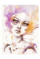 Hazy Dayz (female portrait) Fine Art Print