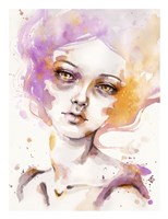 Hazy Dayz (female portrait) Fine Art Print