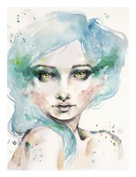 Under the Sea (female portrait) Fine Art Print