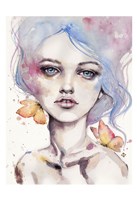 With Elegance (female portrait) Fine Art Print