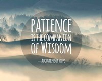 Patience Is The Companion Of Wisdom - Foggy Hills Fine Art Print