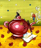 Waiting For The Tea To Draw Fine Art Print