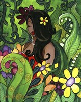 Hawaiin Girl Fine Art Print