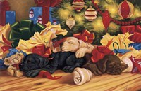Labs Sleep Fine Art Print