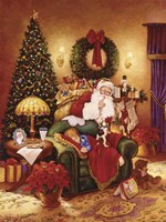 Santa Sleeping Fine Art Print