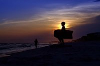 Sunset Boogie Wide Fine Art Print