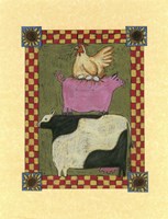 Chicken Pig Cow Stacked Fine Art Print
