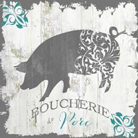 Ferme Teal 2 Fine Art Print