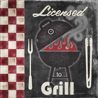 Texas BBQ 1 Framed Print