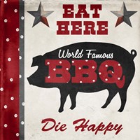 Texas BBQ 2 Fine Art Print