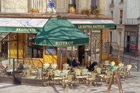 Bistro and Brasserie Le Reveil Bastille Fine Art Print