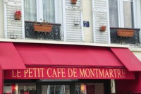 Cafe on Montmartre Fine Art Print
