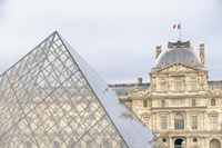 Louvre Palace And Pyramid II Fine Art Print