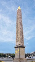 Luxor Obelisk On Place de la Concorde Fine Art Print