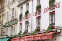 Monmartre Restaurant Framed Print