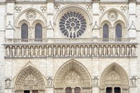 Notre Dame Facade Details I Fine Art Print