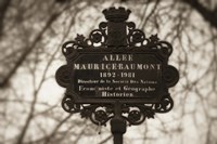 Paris Street Name Sign Fine Art Print