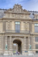 The Lions Gate Of The Louvre Fine Art Print