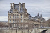 The Louvre And Pont Royal Fine Art Print