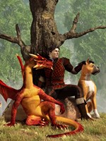 The Courageous Hunters Fine Art Print