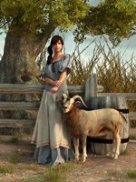 The Farmer's Daughter Fine Art Print