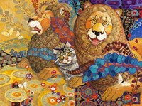 Leonine Tapestry Fine Art Print