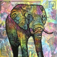 Elephant Torn Fine Art Print