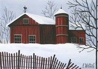 Red Barn Fine Art Print