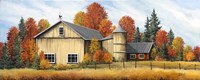 Yellow Barn Fall Fine Art Print