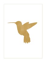 Gold Hummingbird Fine Art Print