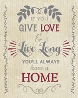 Give Love Fine Art Print