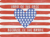 Land Of Free Fine Art Print