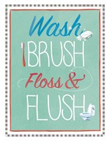 Kids Bath 1C Fine Art Print