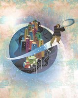 Dining World Fine Art Print