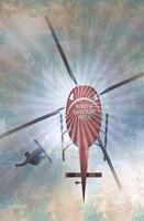 Heli Boarding Framed Print