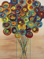 Abstract Flowers 6 Fine Art Print