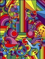 Pop Art - Guitar - Motif Fine Art Print