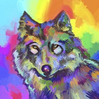 Pop Art - Wolf 2 Fine Art Print