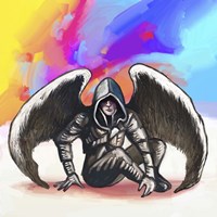 Pop Art - Angel Warrior Fine Art Print