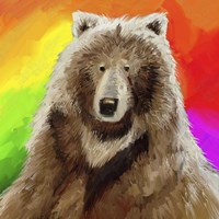Pop Art Bear Fine Art Print