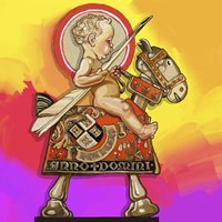 Pop Art New Year Baby Fine Art Print