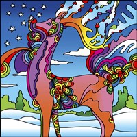Pop Art Reindeer Fine Art Print