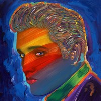 Elvis Rainbow Fine Art Print