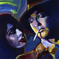 Robert Mitchum Film Noir Fine Art Print